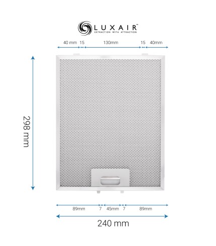 Metal Grease Filter 298mm x 240mm