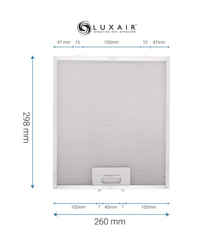 Metal Grease Filter 298mm x 260mm