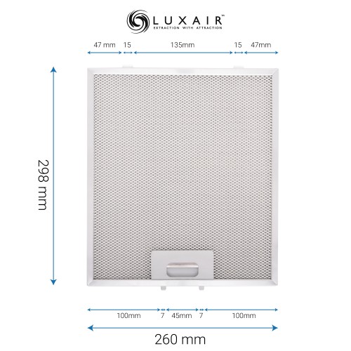 Metal Grease Filter 298mm x 260mm