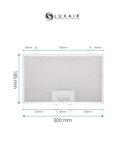 Metal Grease Filter 300mm x 185mm