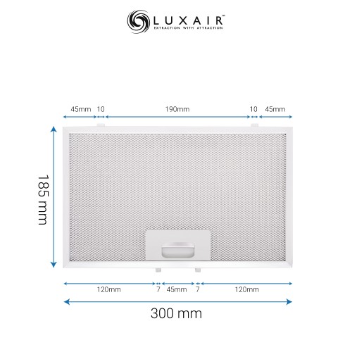 Metal Grease Filter 300mm x 185mm