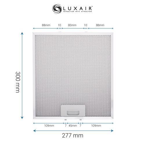 Metal Grease Filter 300mm x 277mm