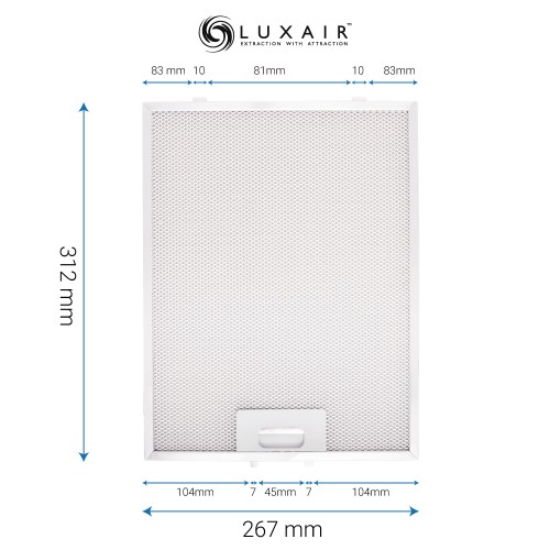 Metal Grease Filter 312mm x 267mm