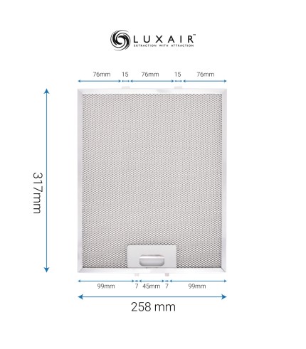 Metal Grease Filter 317mm x 258mm