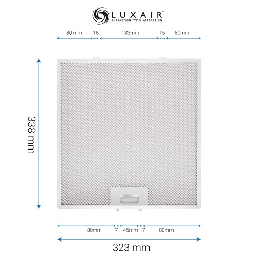 Metal Grease Filter 323mm x 338mm