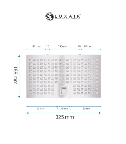 Metal Grease Filter 325mm x 188mm