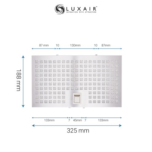Metal Grease Filter 325mm x 188mm