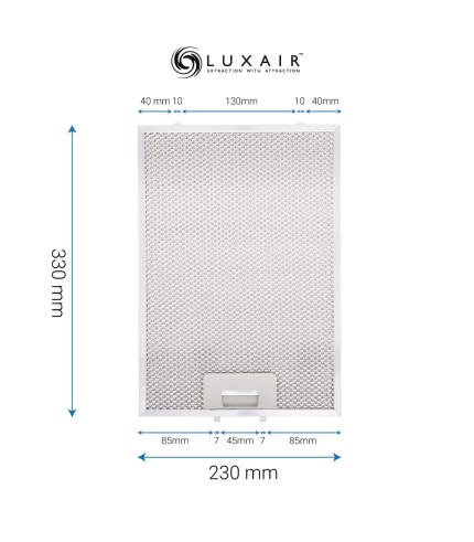 Metal Grease Filter 330mm x 230mm