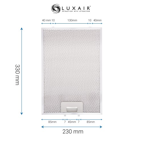 Metal Grease Filter 330mm x 230mm