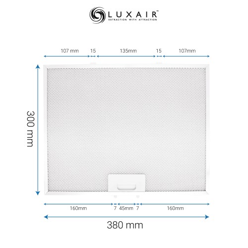 Metal Grease Filter 380mm x 300mm