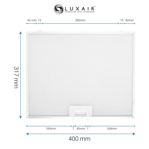 Metal Grease Filter 400mm x 317mm