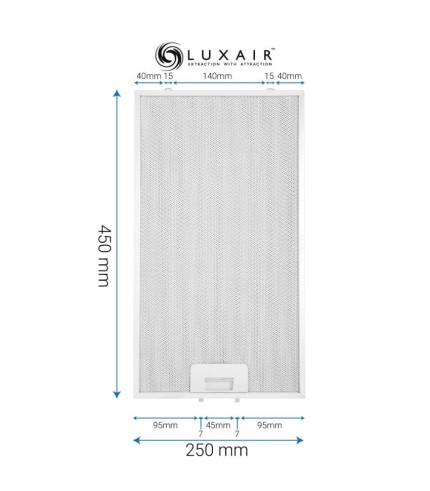 Metal Grease Filter 450mm x 250mm
