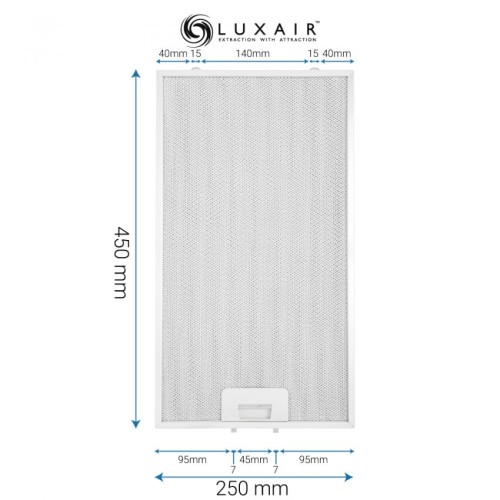 Metal Grease Filter 450mm x 250mm