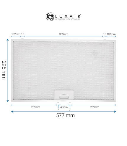 Metal Grease Filter 577mm x 295mm